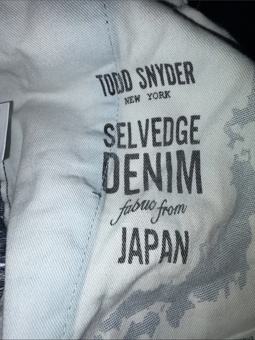 Todd Snyder Light Blue Double Knee Men's Jeans